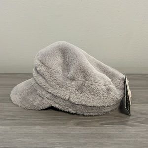 Bioworld Gray Fuzzy Captain Hat, from Von Maur, NWT